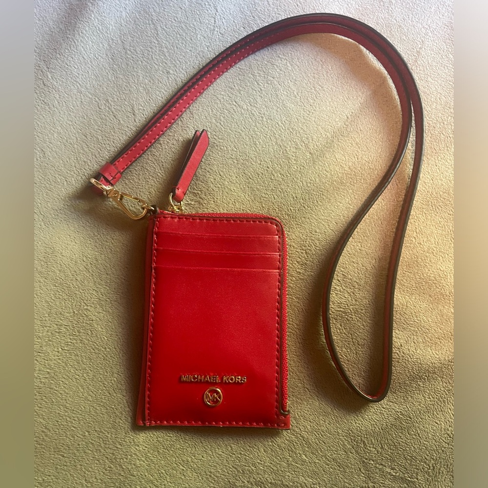 Michael Kors “Jet Set” Red Cardholder